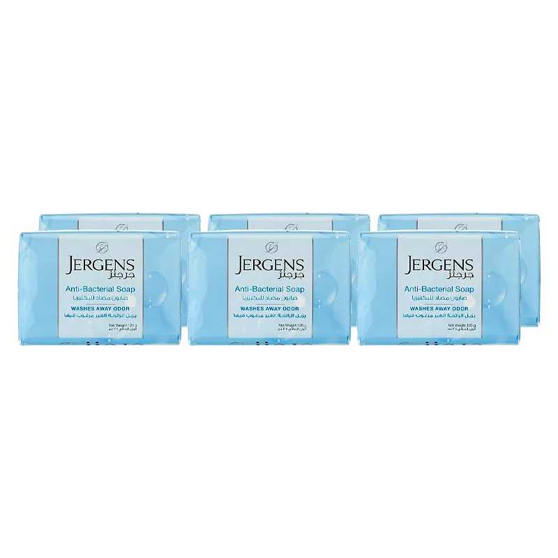 JERGENS ANTI-BACTERIAL SOAP 6*125G